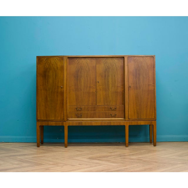 Mid-Century Walnut Veneer Sideboard, 1960s For Sale - Image 11 of 11