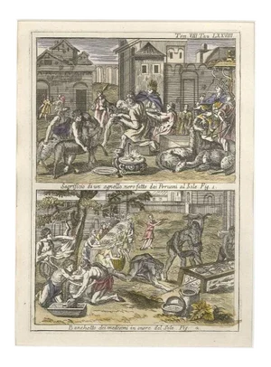 In Honour of the Sun God - Etching by G. Pivati - 1746/1751 1746-1751