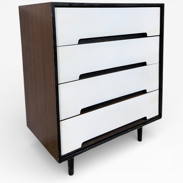 Contemporary Mid-Century Chest of 4 Drawers by Sylvia Reid for Stag For Sale - Image 3 of 7