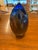 Royal Blue Peter VanderLaan Cobalt Blue Sculptural Studio Art Glass Vase For Sale - Image 8 of 9