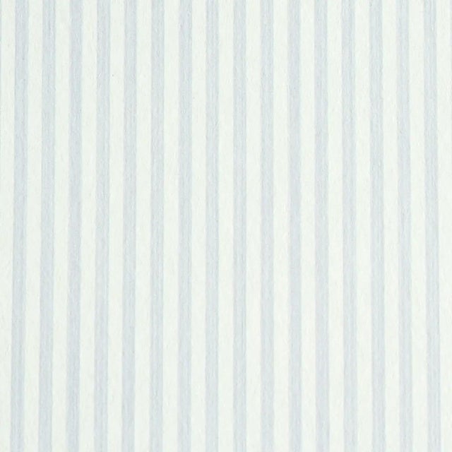 Sample - Schumacher Edwin Stripe Narrow Wallpaper in Lavender For Sale