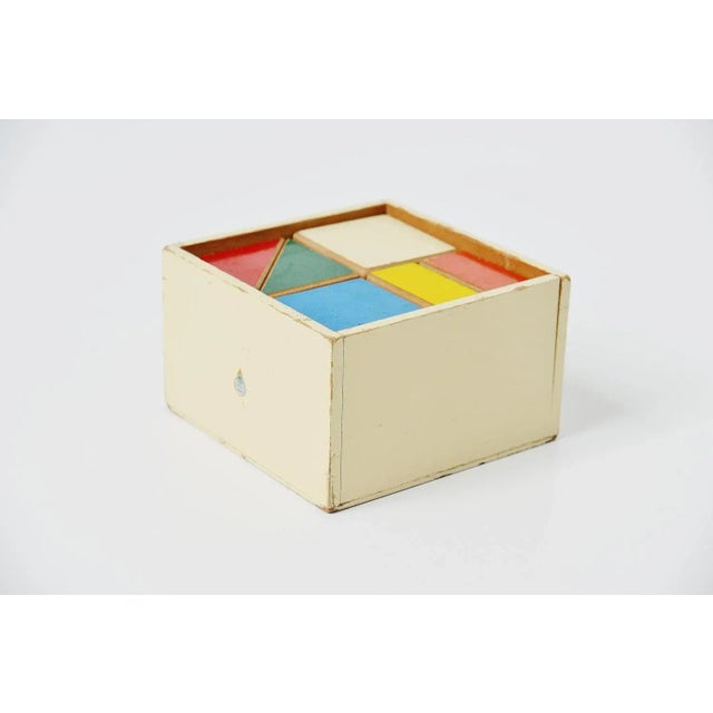 Ado Puzzle Cubes Box by Ko Verzuu, Holland, 1955 For Sale - Image 3 of 7