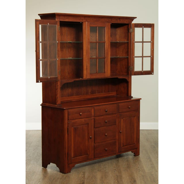 Nichols & Stone Solid Maple Hutch Chairish