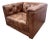 Restoration Hardware Savoy Tufted Leather Club Chair For Sale