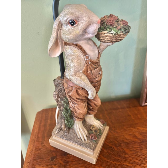 Late 20th Century Late 20th Century Bunny Rabbit Lamp in the Style of Henri Chrisdon For Sale - Image 5 of 12