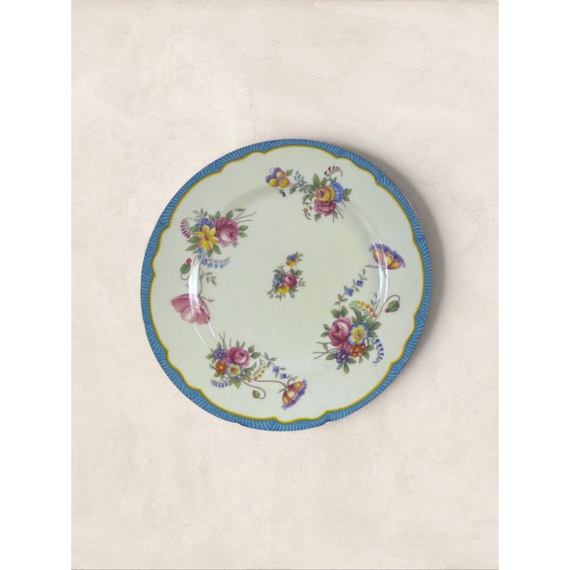 Antique English Aynsley Side Plates, Set of Two These scalloped side plates from Aynsley carry the kind of quiet...
