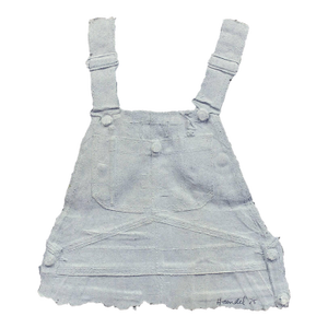 William Haendel, Bill Haendel Americana Cast Paper Relief Sculpture Overalls