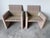 1980s Italian Postmodern Fully Upholstered Lounge Chairs on Casters – A Pair For Sale - Image 11 of 17
