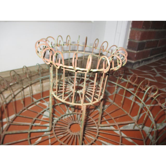 Victorian French Victorian 19th Century Wire Garden Planter For Sale - Image 3 of 5