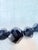 Mid‑Century 14k White Gold and Hand‑Faceted Onyx Graduated Bead Necklace 16" For Sale In Salt Lake City - Image 6 of 11