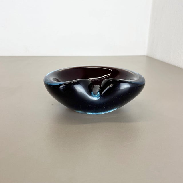Large Murano Glass Ashtray, Italy, 1970s For Sale - Image 12 of 18