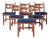 Mid-Century Dining Chairs by Henning Kjaernulf, 1960s, Set of 6 For Sale