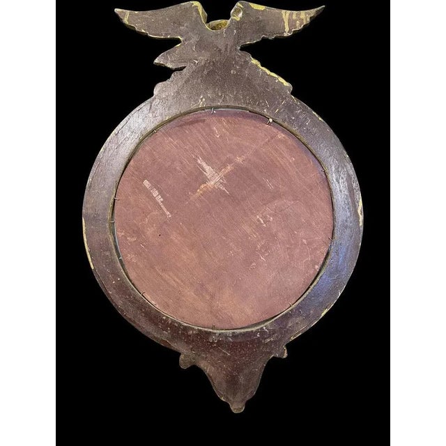 Gold Napoleon III Giltwood Mirror, 19th Century For Sale - Image 8 of 10