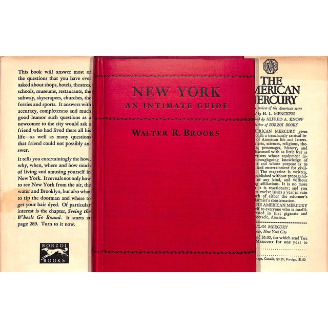 "New York: An Intimate Guide" 1931 Brooks, Walter R. For Sale In New York - Image 6 of 6