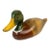 Large Vintage Hand Carved 14" Wood Mallard Duck Decoy by Hummel Woodworking For Sale