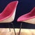 1950s Set of Pink Chairs by Genevieve Dangles-Christian Defrance for Burov, 1950s, Set of 2 For Sale - Image 5 of 10