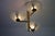 Metal Italian Brass and Glass Chandelier, 1950s For Sale - Image 7 of 18