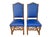 Cerulean 18th C. French Os De Mouton Leather Chairs - a Pair For Sale - Image 8 of 11