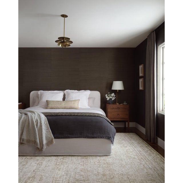 Textile Amber Lewis x Loloi Honora Ivory / Natural 9'-6" x 13' Area Rug For Sale - Image 7 of 7