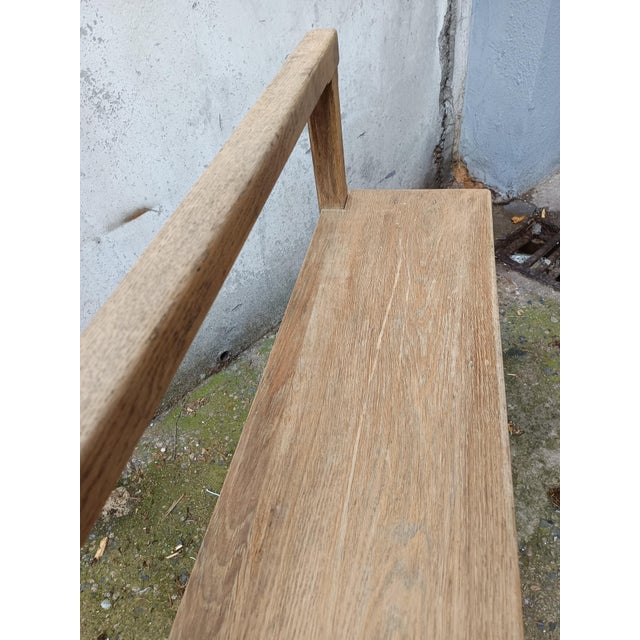 Church Bench in Oak For Sale - Image 13 of 18