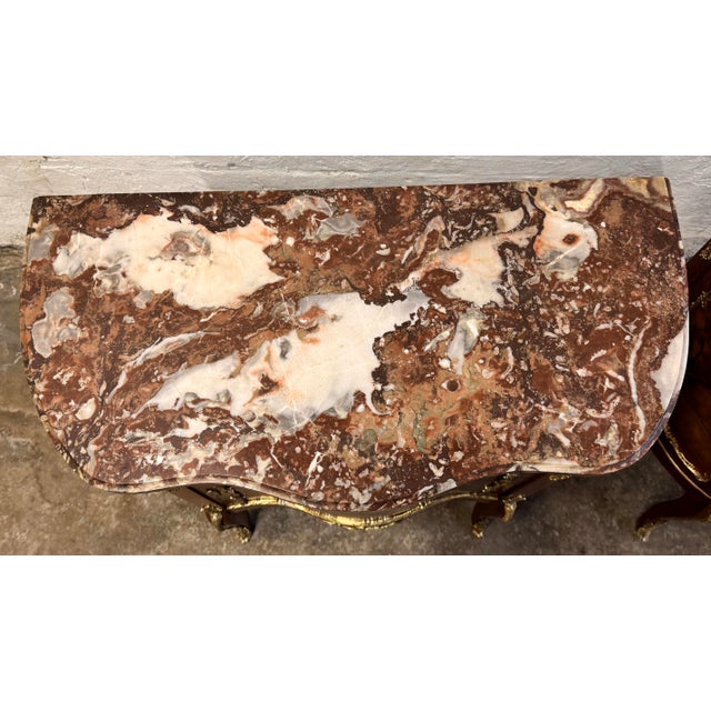 Early 20th Century Pair of French Vernis Martin Style Hand-Painted Commodes For Sale - Image 10 of 17