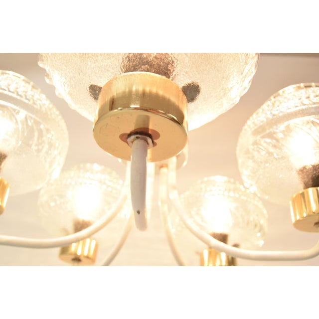 Mid-Century Ceiling Light attributed to Instala Jilove U Decina, 1970s For Sale - Image 15 of 17