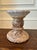 Vintage 5” French Glazed Terracotta Pillar Candleholder For Sale - Image 4 of 14
