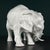 White Porcelain Figurine of Elephant and Baby by Artepiu Este, Italy, 1990s For Sale - Image 11 of 13
