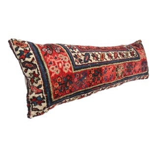 Antique Tribal Handmade Decorative Rug Pillow Cover -16'' X 48'' For Sale