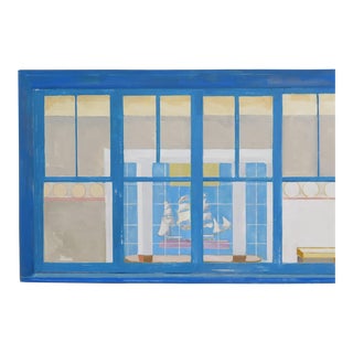 Two Windows, Original Oil Painting by Margaret Griffith For Sale