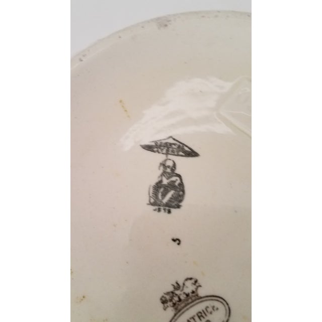 Ceramic Vintage Hand Painted Ceramic "Beatrice" Planter For Sale - Image 7 of 9
