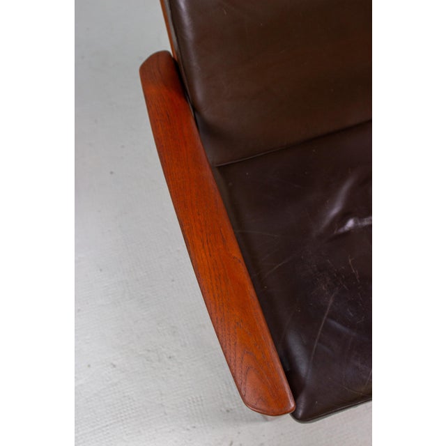 Wood Mid-Century Teak Lounge Chair by Sven Ellekaer for Komfort, 1960s For Sale - Image 7 of 18