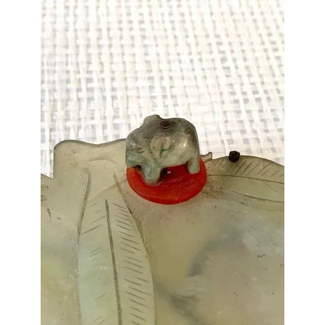 Asian Antique Early 20th Century Antique Carved Jade Dish For Sale - Image 3 of 6