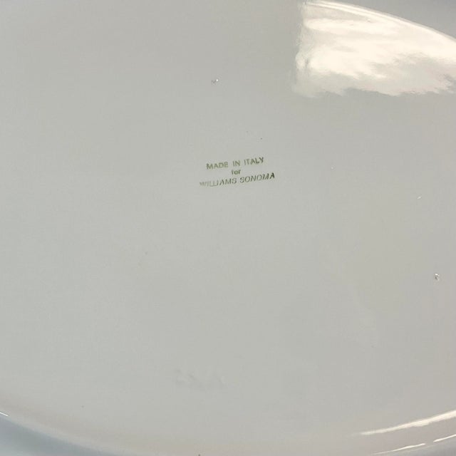 Vintage Italian Arts & Crafts Acorn & Laurel Wreath Platter, William Sonoma - Thanksgiving For Sale - Image 11 of 11