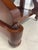 Brown Antique French Empire Style Flame Mahogany Console Table With Mirror. For Sale - Image 8 of 12