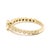 0.33ctw Diamond Stackable Band Ring, 18k Yellow Gold, Ring Size 5.5 For Sale - Image 4 of 6