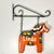 1970s Vintage Boho Chic Gustavian Swedish Dala Horse House Sign & Iron Bracket For Sale - Image 10 of 15