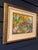 Mid 20th Century Mid 20th Century Expressive Abstract Landscape Oil Painting, Double Matted With Gold Frame For Sale - Image 5 of 13