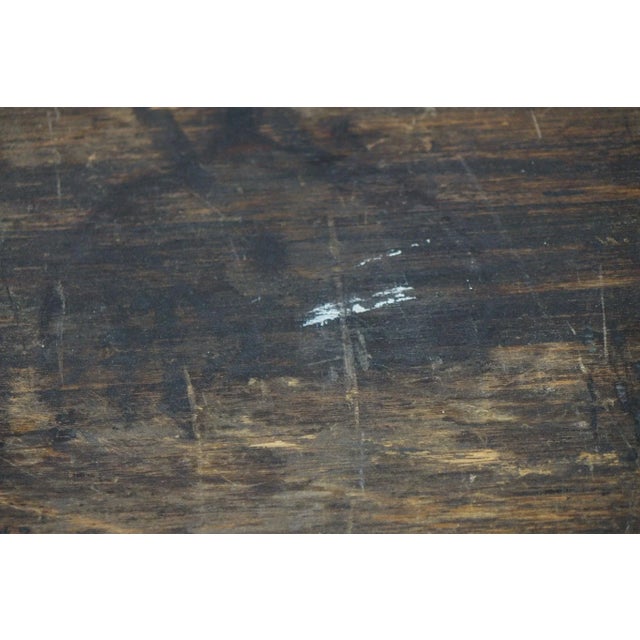 19th Century Antique Century Wooden Chest For Sale - Image 6 of 13