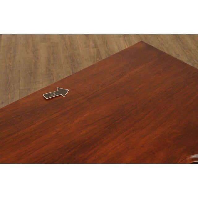 Brown Chippendale Style Custom Crafted Mahogany Blockfront Chest For Sale - Image 8 of 13