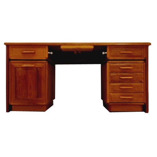 Mid-Century Danish Teak Modular Desk from Dyrlund, 1960s For Sale