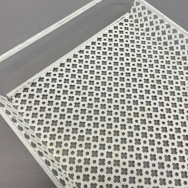 Modernist French Metal Rigituelle Tray from Mathieu Matégot, 1950s For Sale - Image 10 of 18