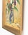 French 1940s France Pink Canvas Painting For Sale - Image 3 of 15