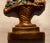 Gold Antique Cast Iron Floral Basket Doorstop - Hand-Painted, Circa 1900 For Sale - Image 8 of 11