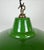 Mid-Century Modern Industrial British Green Enamel Factory Pendant Lamp, 1960s For Sale - Image 3 of 15
