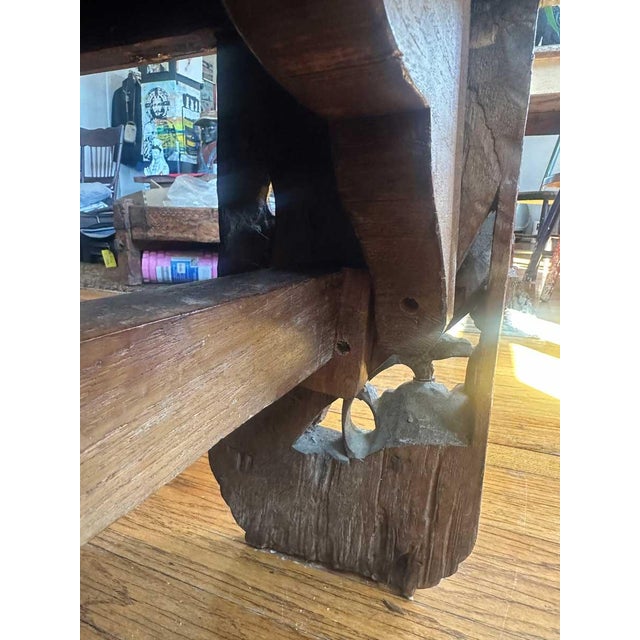 Vintage Indonesian Canopy Bed Frame For Sale - Image 10 of 12