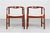 Brown Model PP 203 Armchairs in Mahogany by Hans J. Wegner for PP Møbler, 1970s, Set of 2 For Sale - Image 8 of 8