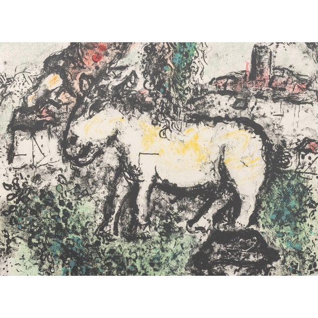 1960s Marc Chagall "Un Jardin Perdu" Lithograph, 1969 For Sale - Image 5 of 10