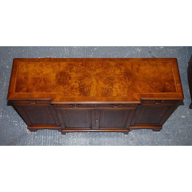Antique Victorian Burr Walnut Sideboard by Jan Smith Brighton For Sale - Image 14 of 18