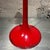 Vintage Red Space Age Floor Lamp / Pedestal Ashtray Combo Mid-Century For Sale - Image 9 of 14